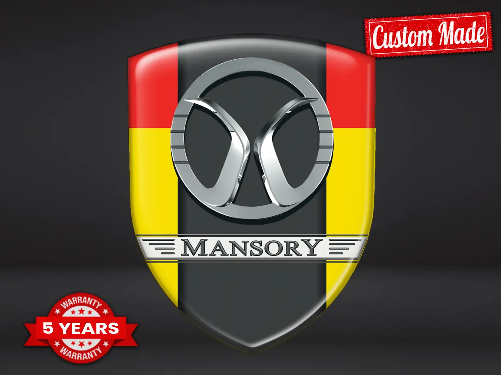 Mansory Abzeichen Auto Pro Max Langlebig Stilvoll Leistung